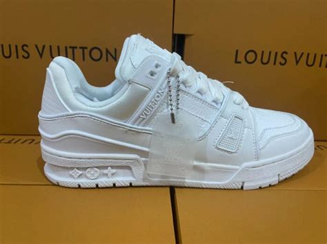 louis vuitton basket blanche|louis vuitton trainer sneakers.